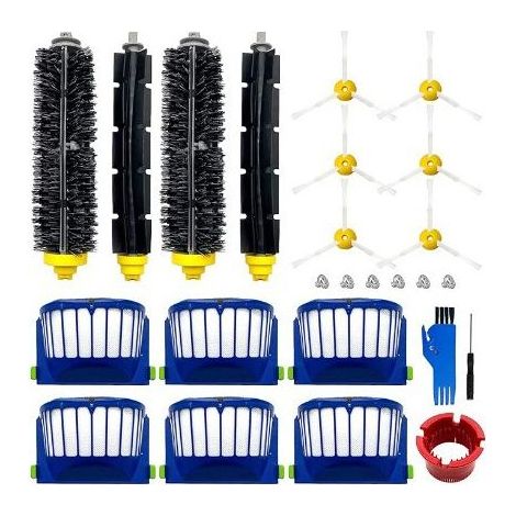 Kit Accessoires iRobot Roomba 600 – 6 Brosses Latérales, 6 Filtres, 4 Brosses Principales (1/5)