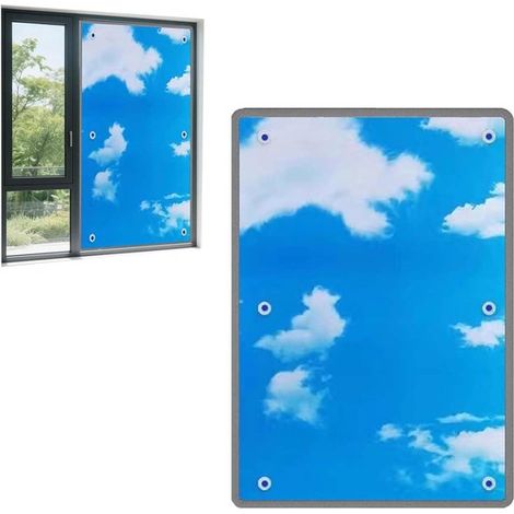 Film isolant thermique en aluminium - 100 × 50 cm - Gris - Film réfléchissant en aluminium pour balcon - Film solaire pour fenêtres - Film d'intimité (1/4)