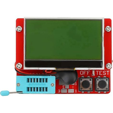 ESR T4 Mega328 Multifunktionales digitales Transistortestgerät Widerstand Kapazität MOs PNp NPN Tester (1/4)