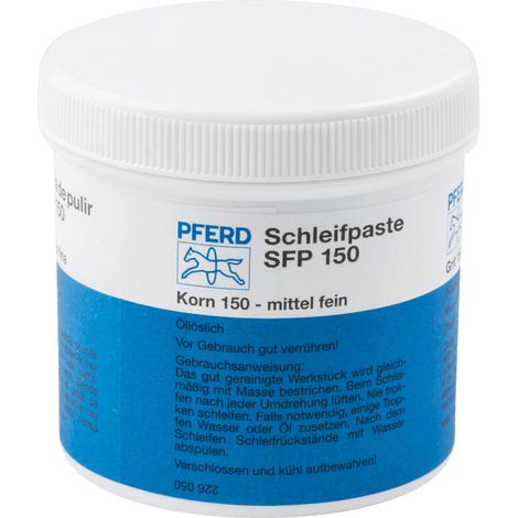 PFERD TOOLS Schleifpaste SFP 250g Körnung SIC 150 250g zum Fein-und Einschleifen von Ventilen und Lagern
