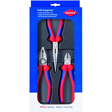Outils Combinaison longue Aiguille Pince à bec et ensemble de pince coupante Outil de montage (3 Pièces) (1/4)
