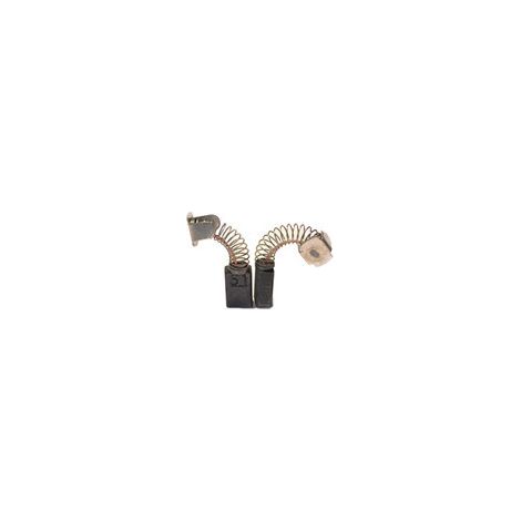 Set aus 2 anpassbaren Kohlen für Makita. Maße: 5 x 8 x 12 mm.