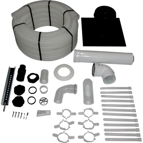 Wolf Anschluss-Set DN60/100 - C93x DN60 flexibel im Schacht, Abdeckung PP, 2652000 (1/2)