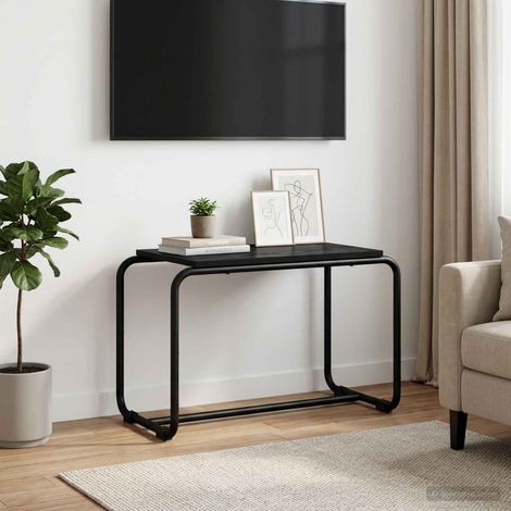 vidaXL Soporte de TV 60 x 35.5 x 42 cm Roble Negro (1/5)