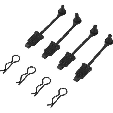 4 piezas de clip de goma para carrocería y carcasa de retención para ARRMA Senton 1/10 (1/5)