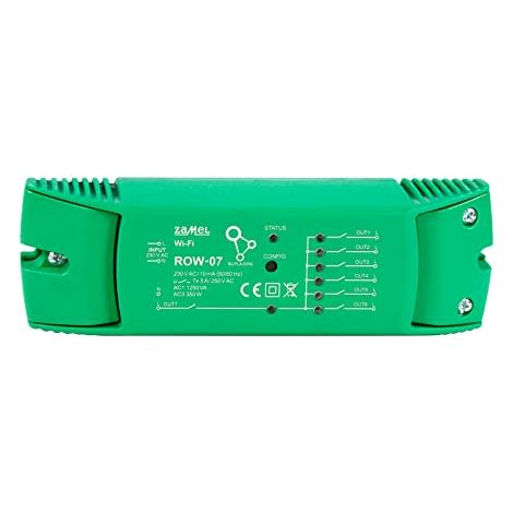 Controllore relè wifi Zamel row-07 7 canali autonomo (1/4)