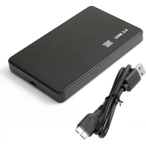 Boîtier pour disque dur USB 3.0 5 Gbit/s 2,5 pouces SATA à fermeture externe (1/5)