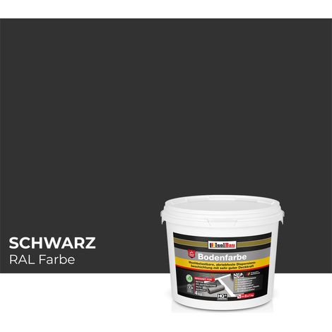 Pintura vial IsolBau para hormigón, color negro, 4 kg. (1/5)
