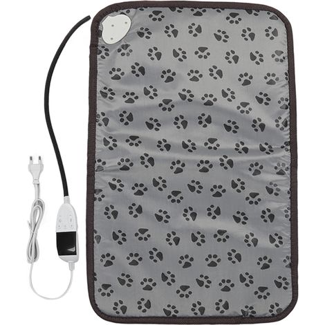 Matelas chauffant électrique imperméable pour chien et chat - Diffusion de chaleur uniforme, prise UE 230V (1/5)