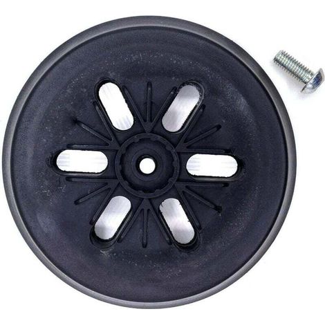 2 pièces Plateau de ponçage pour ponceuse excentrique Bosch Gex 150 AC, PEX 15 AE, GEX 150 Turbo Ø 150 mm avec vis，Disque de ponçage compatible avec Bosch
