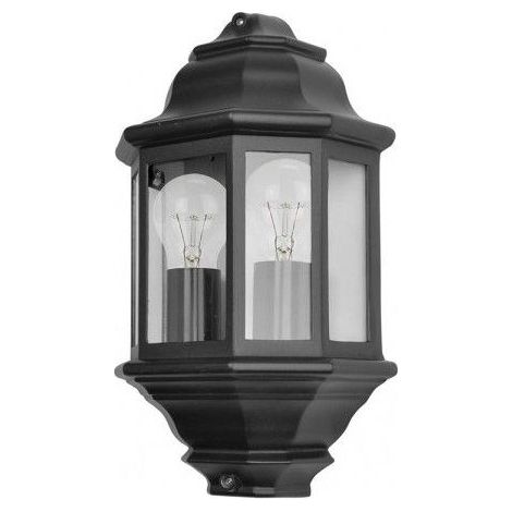 FAB 149962009  Aluminium Outdoor Apply Shaula 2xe27 Schwarz Ip44 38,5x22x12,5 Cm