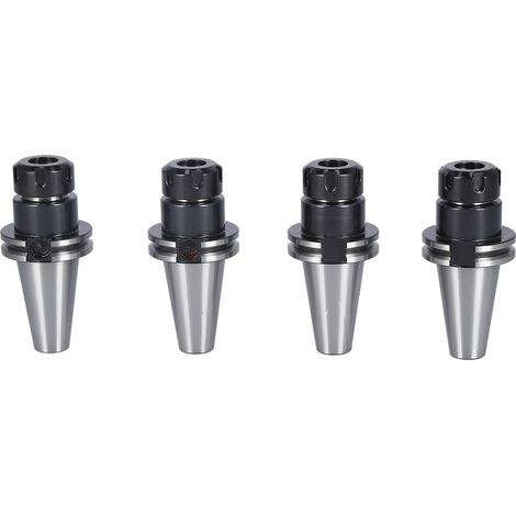 Ensemble de 4 pinces de serrage pour porte-outils, fraise, outil de tournage, aléseuse CAT40‑ER25‑2,76 po 5,447 po x 2,5 po (1/5)