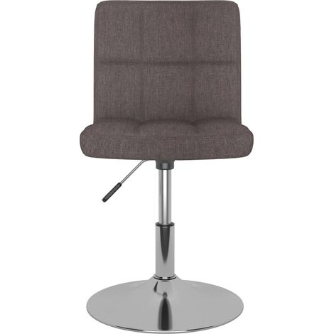 Maison Exclusive - Sedia da Pranzo Girevole Grigio Talpa in Tessuto