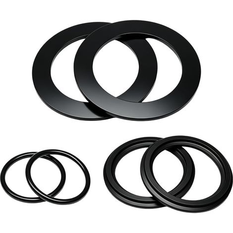 6 Pcs Joint Piscine et Joint Torique pour Vanne, Rondelle Caoutchouc de Rechange pour Vannes de Piscine, Compatible avec Piscine 10745 10262 10255 25076RP (1/5)