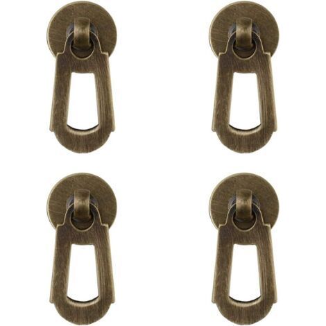 4pcs Small Drawer Handles Window Jewelry Box Cabinet Door Handles Chinese Style (1/5)