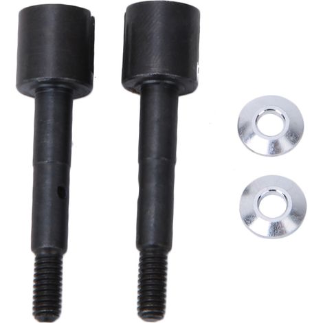 Pièce d'Essieu Avant/Arrière Améliorée pour HPI WR8 FLUX 1/8 Électrique, Compatible avec Gymkhana Ken Block, Noir (1/5)