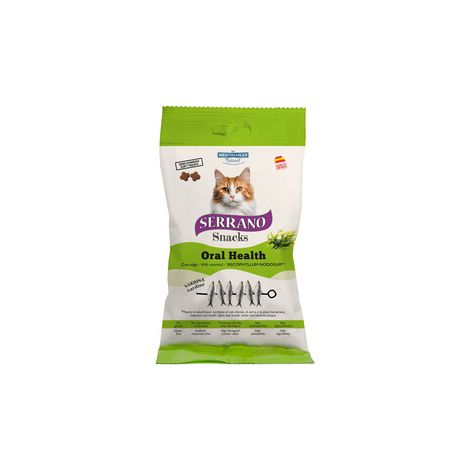 SERRANO SNACK GATTO 50G IGIENE ORALE SARDINE 12 PZ