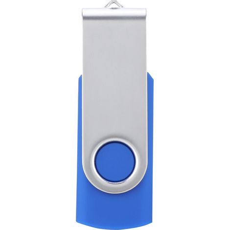 Clé USB - 16 Go - Lecture Rapide - Métal Bleu - Design Porte-Clés - Compatible PC et Ordinateur Portable (1/5)