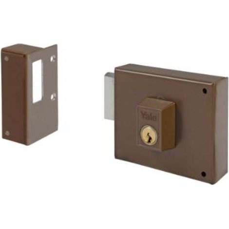 yale azbe cerradura   124 a    hp 120 sobreponer izqda.palanca