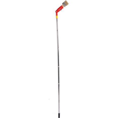 Rallonge de pinceau multi-angles avec rouleau et raclette rotatifs à 180°, perche d'extension de 1,7 m et pinceau. (1/5)