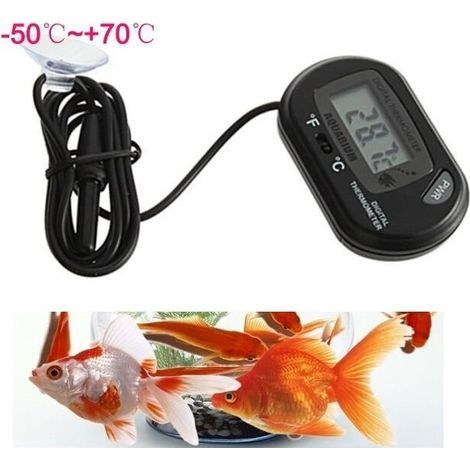 Digital Thermometer Fish Tank Aquarium Thermometer Sensor (1/4)