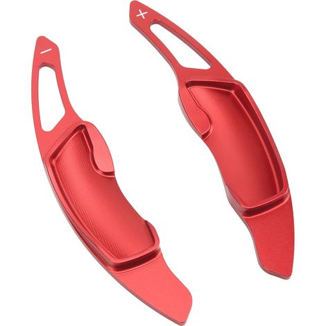 1 Paire de Paddles de Commute en Alliage d'Aluminium pour Subaru Impreza WRX BRZ Forester Legacy Outback - Rouge (1/5)
