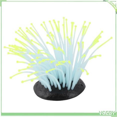Anémone de mer artificielle - FAFEICY - VGEBY - Jaune - Silicone - Avec ventouse (1/5)