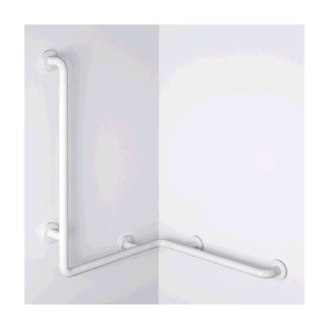 pba 01 Duschhandlauf, L BH 660x660x820, und Brausehalterstange, aus Nylon