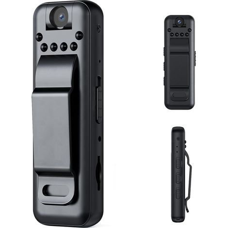 Mini Enregistreur Vidéo de Poche Enregistrement en Boucle Vidéo HD 1080P Caméra de Vision Nocturne Micro Spy Cam (1/5)