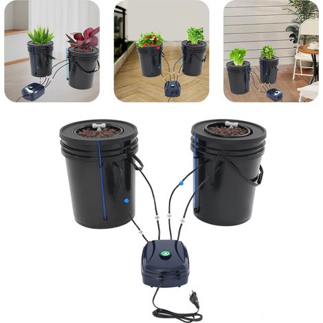 Hydroponisches Anbausystem, 5-Gallonen-Tiefwasser-Kultur mit Luftpumpe, Mechanismus der Tiefwasseraufzucht