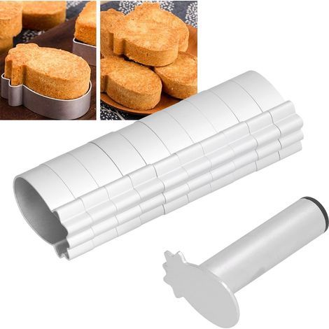 Stampo in acciaio inox a forma di ananas per pasticcini, torte e biscotti - Accessorio da cucina (1/5)