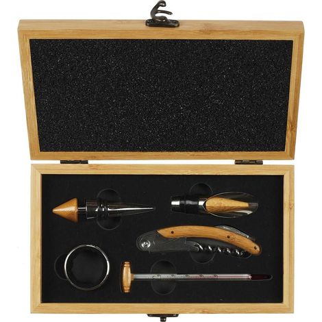 Coffret pour le Vin "Millésime Meilleur Papa" 5 Pièces (1/5)