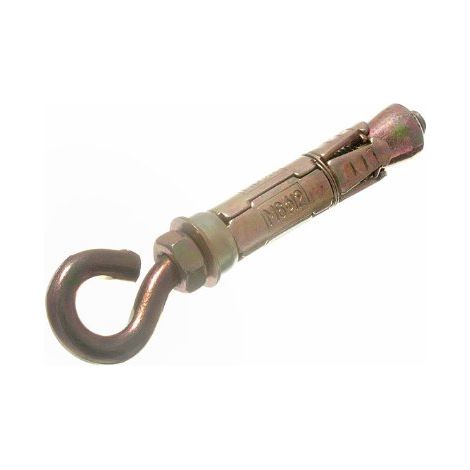 Lot de 24 boulons à œil d'ancrage pour maçonnerie et brique M6 x 55 mm (1/2)