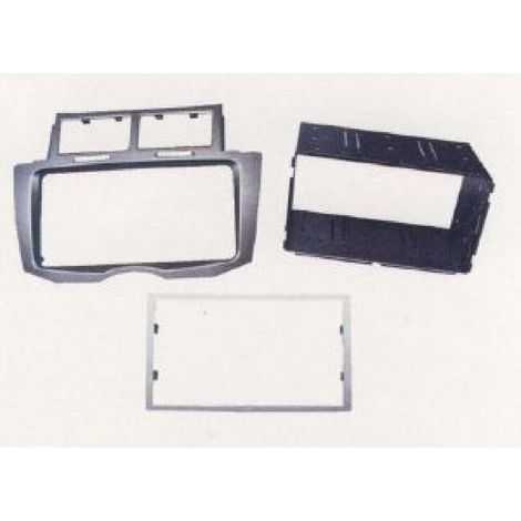 Kit 2din compatible avec Toyota Yaris 09-11 - Argent