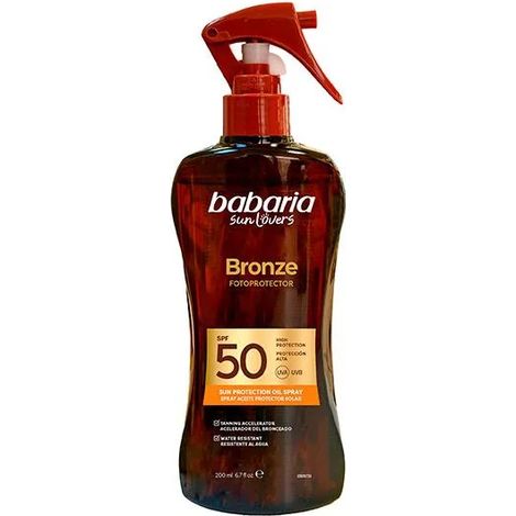 BABARIA SOL. ACEITE PROTECTOR SOLAR COCO BRONZE SPRAY SPF50 200 ML