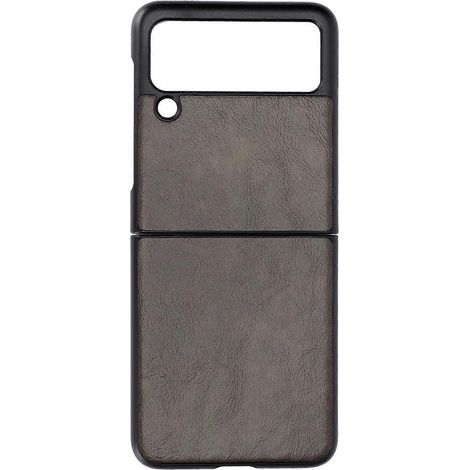 Schutzhülle aus echtem Leder mit faltbarer Oberfläche für Samsung Galaxy Z Flip 3, robuste und elegante Hülle, hochwertige Verarbeitung, langlebige Falthülle, hochwertiges Zubehör. (1/5)