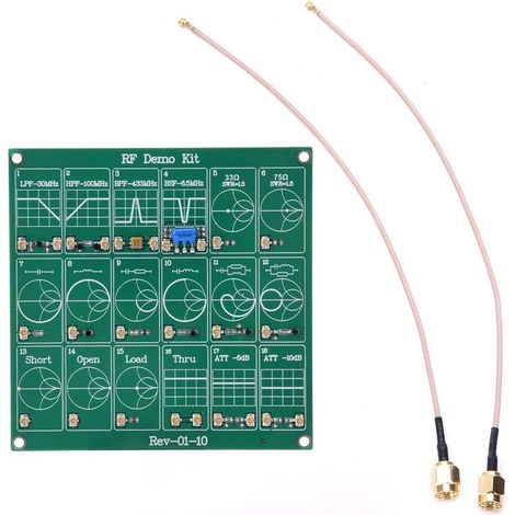 Kit de démonstration RF, Kit de démonstration RF Module de Test RF Module de Filtre/atténuateur de Carte d'analyseur de réseau vectoriel (1/5)