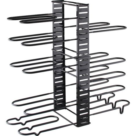 Étagère multi-couches en fer épais pour planche à découper, couvercle de casserole, 8 niveaux de rangement. (1/4)