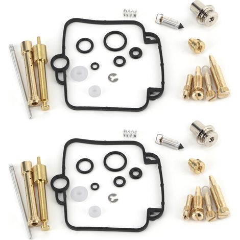Kit de reparación de carburador, 2 juegos, con componentes de sellado, apto para Suzuki GS500E (1/5)