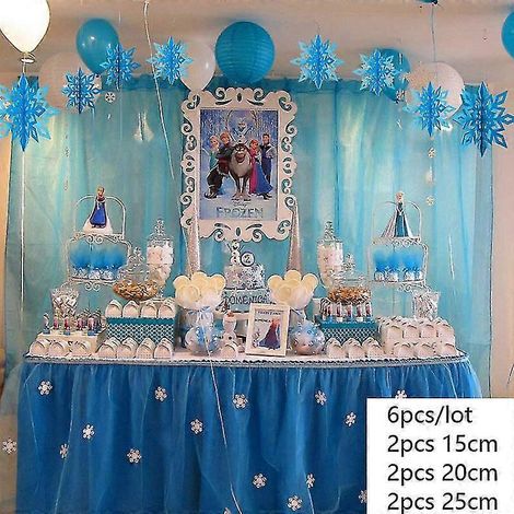 Guirlande de flocons de neige artificiels 3D en papier, décorations de Noël pour la maison. (1/5)