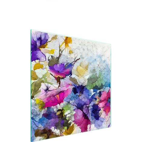 PLACA PROTECTORA DE VIDRIO PARA ESTUFA 50x52 FLORES (1/5)