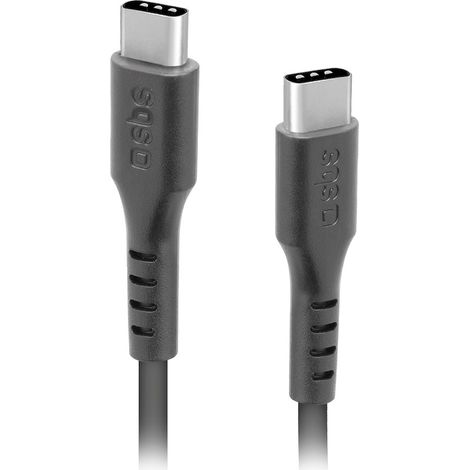 SBS TECABLETCC31K câble USB USB 3.2 Gen 1 (3.1 Gen 1) 1,5 m USB C Noir (1/5)
