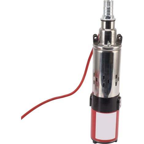 Pompe à eau solaire à vis CC, 24 V, 260 W, accessoires, hauteur de refoulement élevée, raccordement à un panneau solaire (1/5)