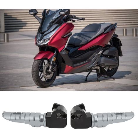 Motorrad-Fußrasten hinten, links und rechts, passend für HONDA FORZA 750 2021-2022 (Teilenummer: HF485-HJT) in Titan. (1/5)