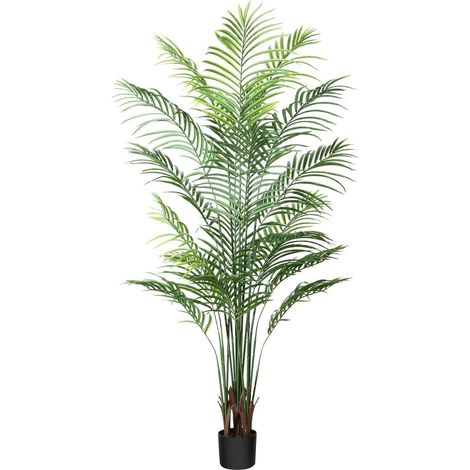 Künstliche Palme 170cm im Topf, pflegeleicht, für Wohnzimmer & Büro (1/5)