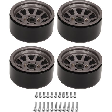 Stück 1,9 Zoll Universal-RC-Räder aus Zinklegierungsstahl für Axial SCX10 II III Crawler-Auto (1/5)