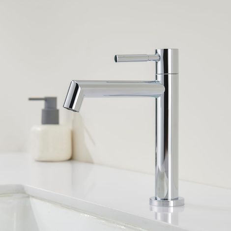 Cold Water Washbasin Tap Only Chrome, Spout 113 mm (1/5)