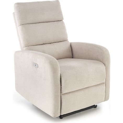 Sillón reclinable Houston 1902, Beige, 87x75x95cm, Tapiz (1/3)