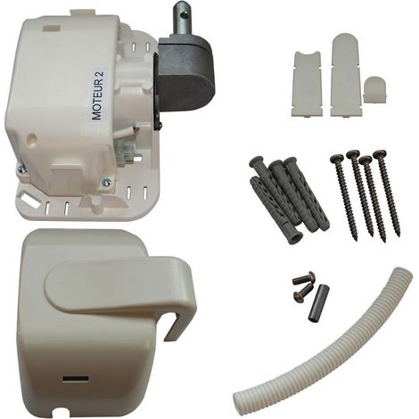 Bloc moteur en applique droit sans commande