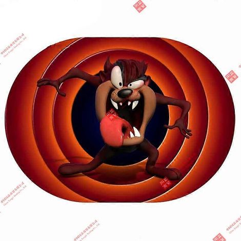 Autocollants de dessin animé Taz le diable de Tasmanie pour casque de voiture, autocollant imperméable de haute qualité, compatible avec les casques de voiture de course, d'ordinateur portable et de c (1/5)